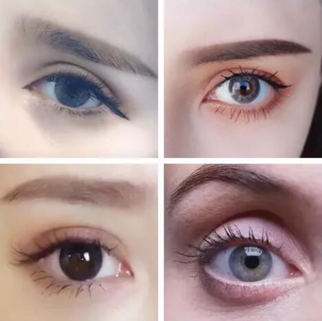 圖四種都是歐式眼，但展示出來(lái)的果卻是不一樣的