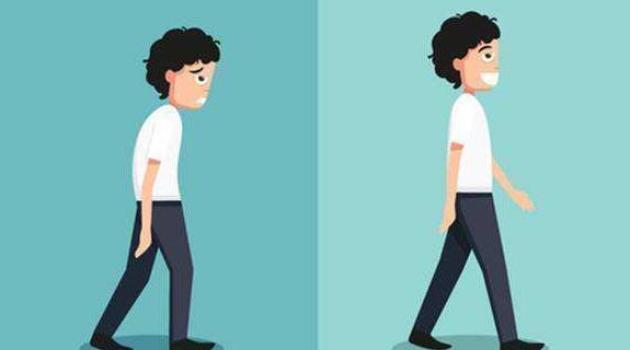 調(diào)整行走姿勢