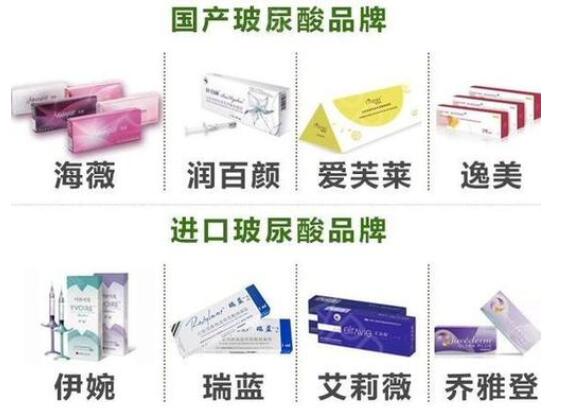 玻尿酸的進口和國產(chǎn)品牌